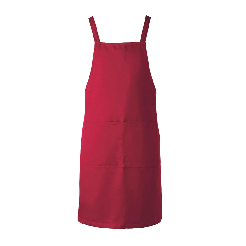 アンクル加工エプロン　AN-1842 （レッド） 1袋（ご注文単位1袋）【直送品】