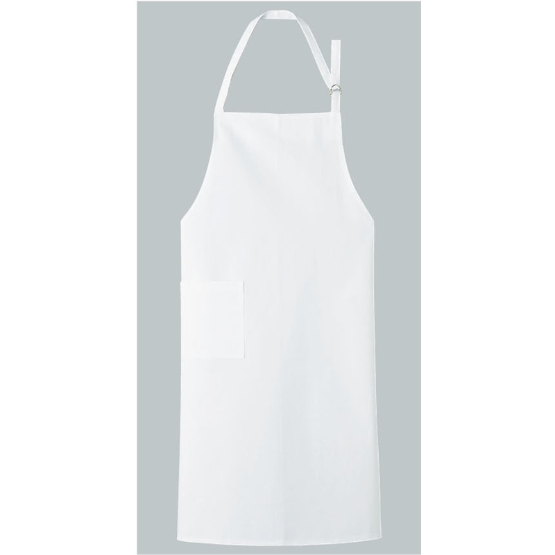 胸当前掛 A-1595(ホワイト) 1袋(ご注文単位1袋)【直送品】