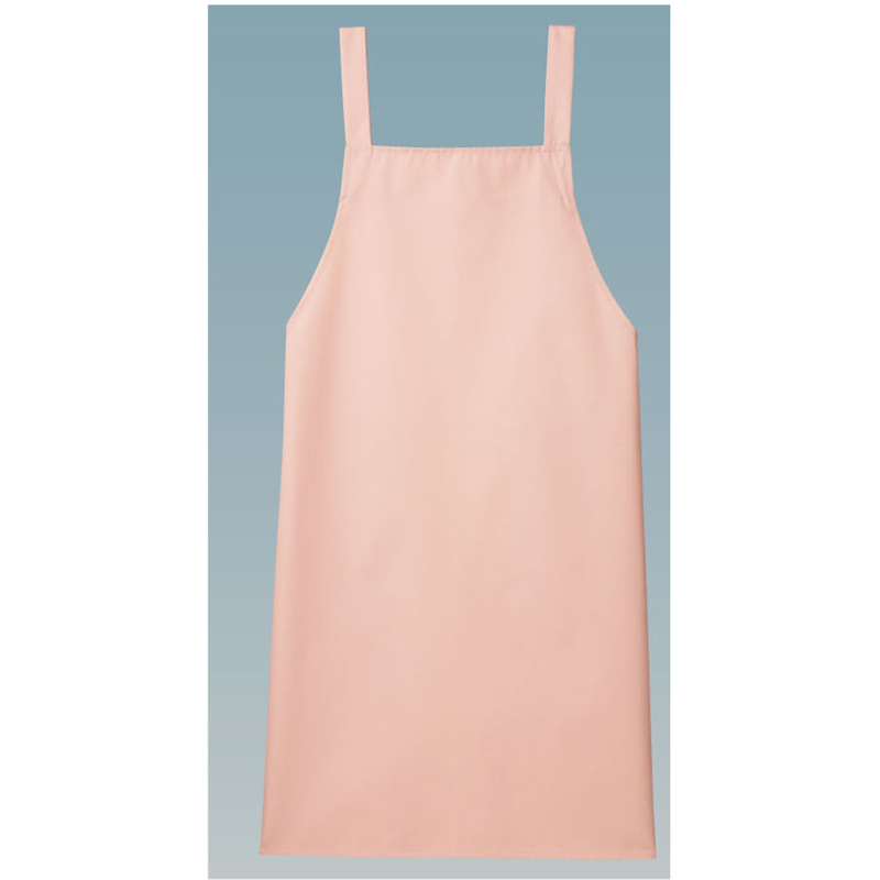 エプロン　EM-708　（オレンジ）  1袋（ご注文単位1袋）【直送品】