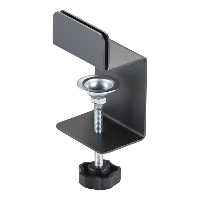 TKG 飛沫ガードパーテーション用 クランプ 横型 マットブラック 1袋(ご注文単位1袋)【直送品】