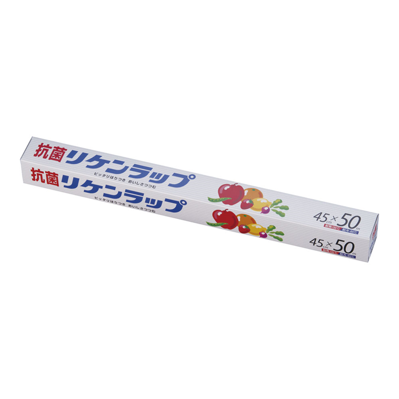 リケン抗菌ラップ　幅45cm×50m 1本単位 1箱（ご注文単位1箱）【直送品】