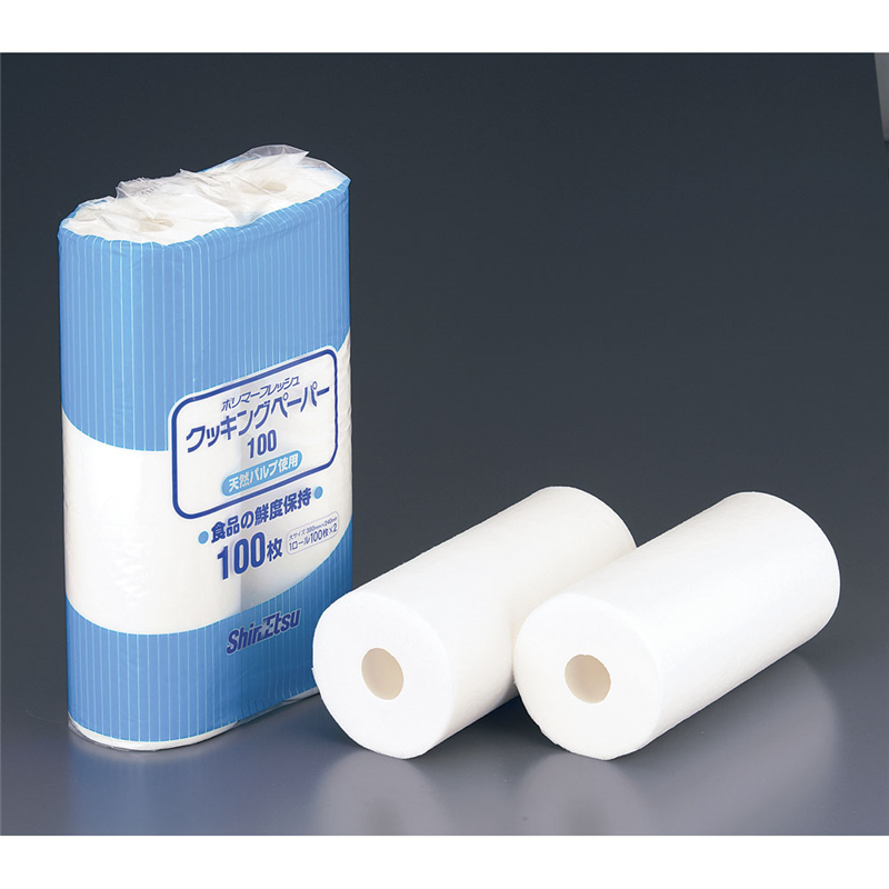 ポリマーフレッシュ クッキングペーパー 中100(12ロール入) 1箱(ご注文単位1箱)【直送品】