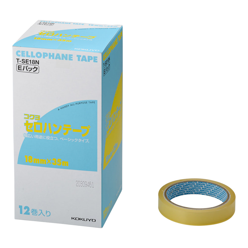 コクヨ セロハンテープ T-SE18N(12巻入) 1箱(ご注文単位1箱)【直送品】