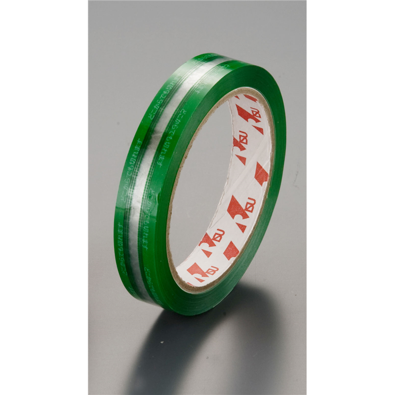 PET ハンドカットテープ(8巻入) グリーン 1袋(ご注文単位1袋)【直送品】