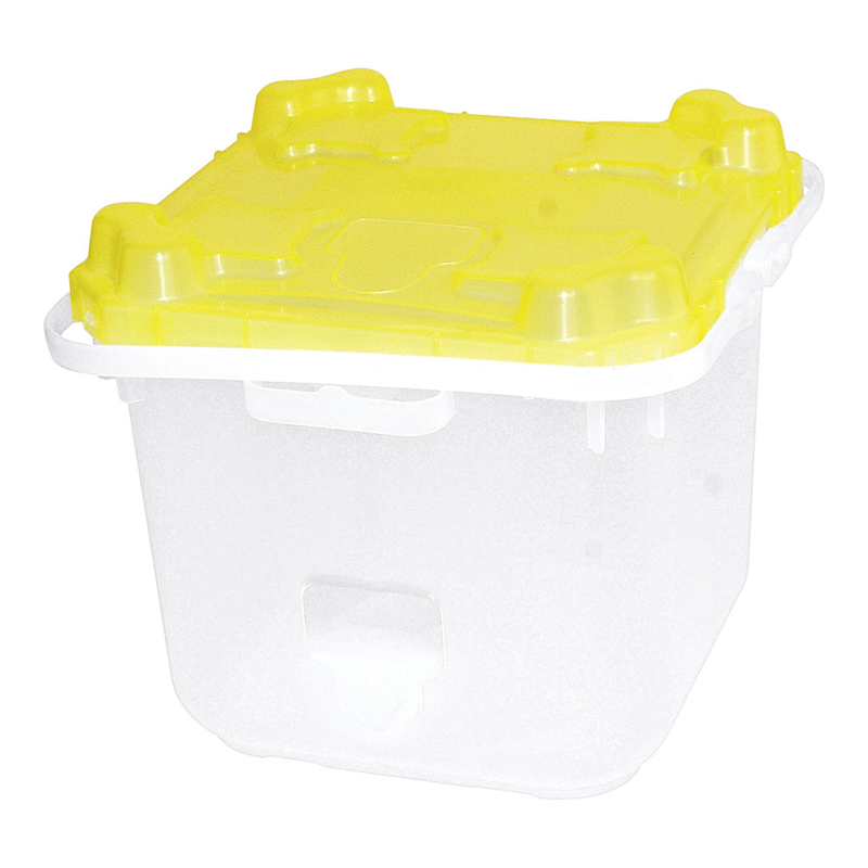 NEWハイジーンボックス#20 （本体穴明き）　黄 1個（ご注文単位1個）【直送品】