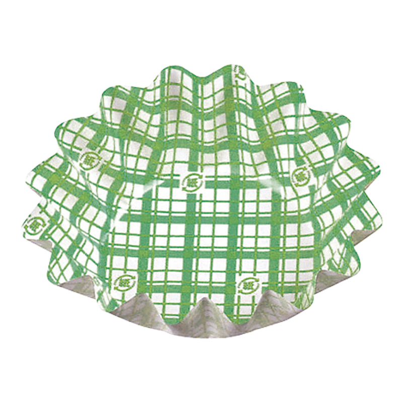 紙カップ　ココケースひまわり　500枚入 小　緑 1袋（ご注文単位1袋）【直送品】