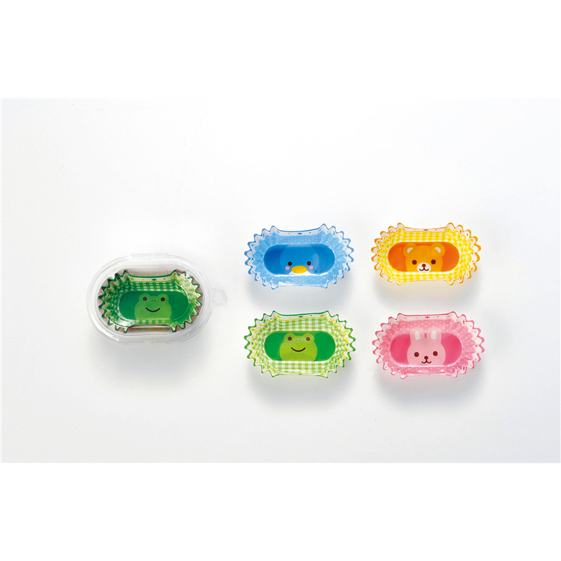 どうぶつ　紙ケース　（4柄アソート） DS-54　小判（20枚入） 1袋（ご注文単位1袋）【直送品】