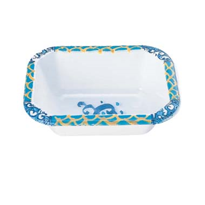 プラカップ青海波　長角型 TZ-4（500枚入） 1袋（ご注文単位1袋）【直送品】