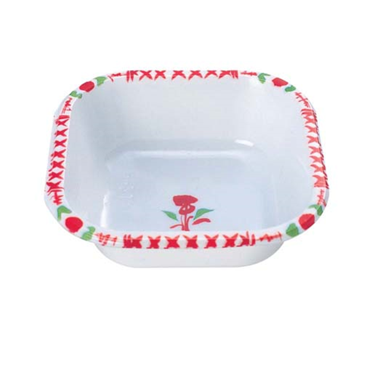 プラカップ赤絵　角型 TZ-5（500枚入） 1袋（ご注文単位1袋）【直送品】