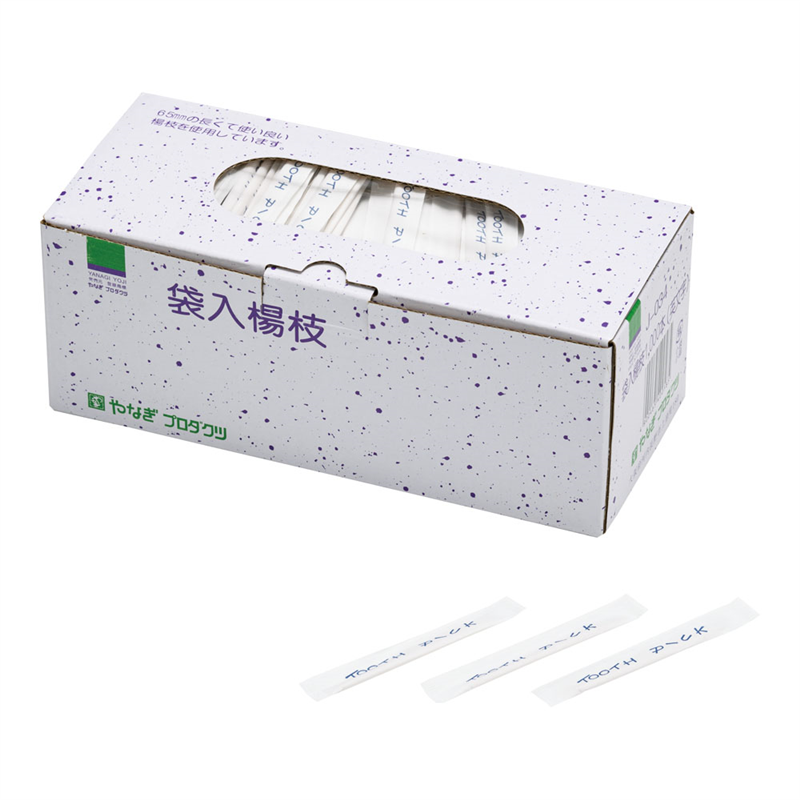 英文字付袋入 楊枝(1000本入) 1箱(ご注文単位1箱)【直送品】
