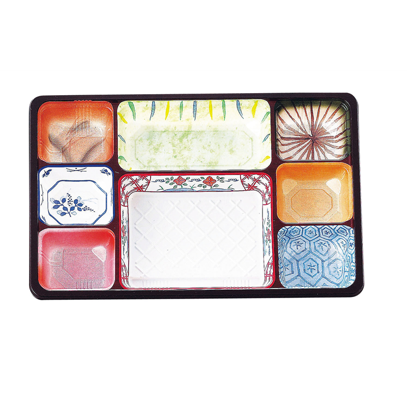 夢彩ごぜん（50枚入）TSR-BOX 90-60　中仕切Ⅰ　柄付 1袋（ご注文単位1袋）【直送品】