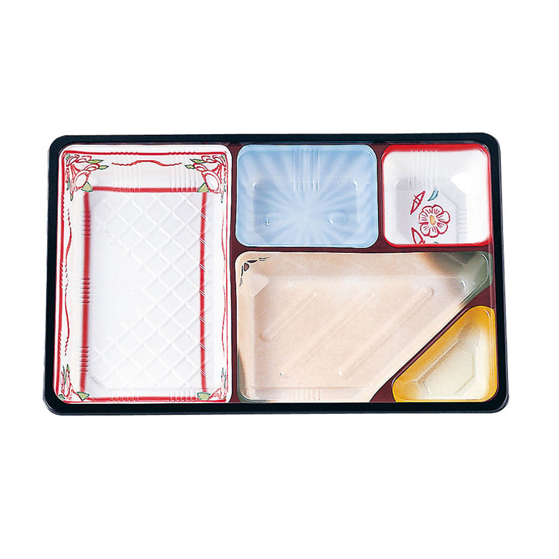 夢彩ごぜん（50枚入）TSR-BOX 90-60　中仕切Ⅱ　柄付 1袋（ご注文単位1袋）【直送品】