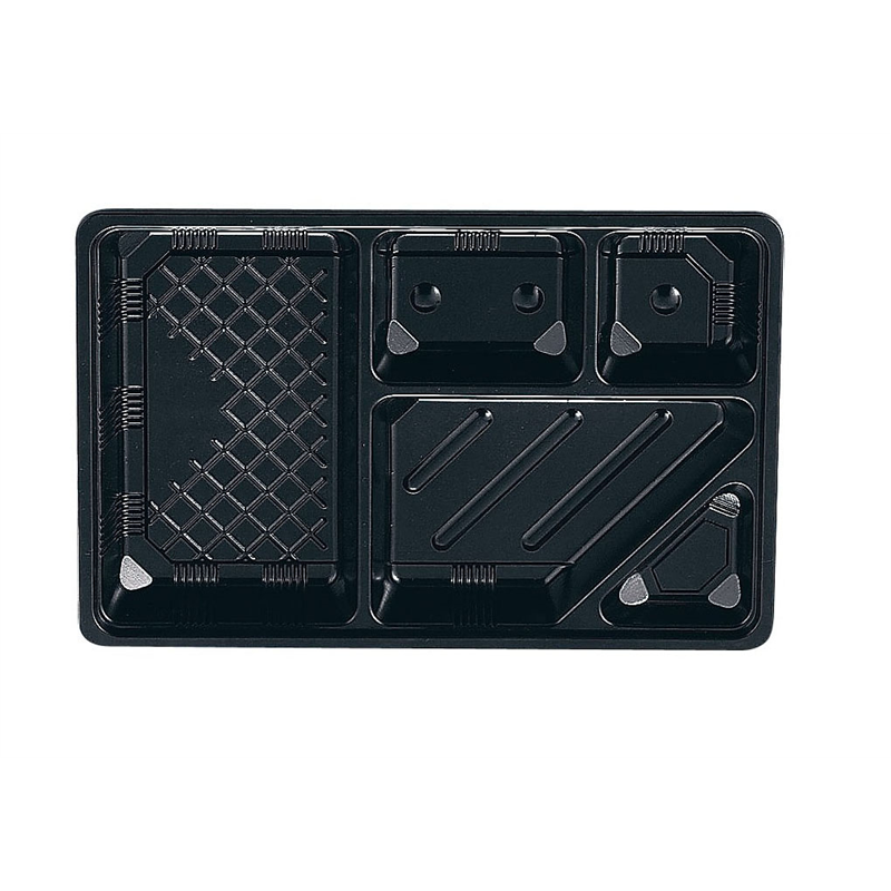 夢彩ごぜん（50枚入）TSR-BOX 90-60　中仕切Ⅱ　黒 1袋（ご注文単位1袋）【直送品】