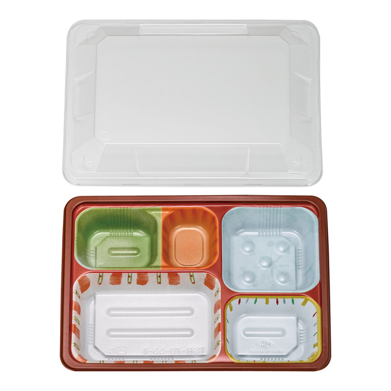 夢彩ごぜん TSR-70-55Ⅱ 柄付/透明(50セット) 1袋(ご注文単位1袋)【直送品】