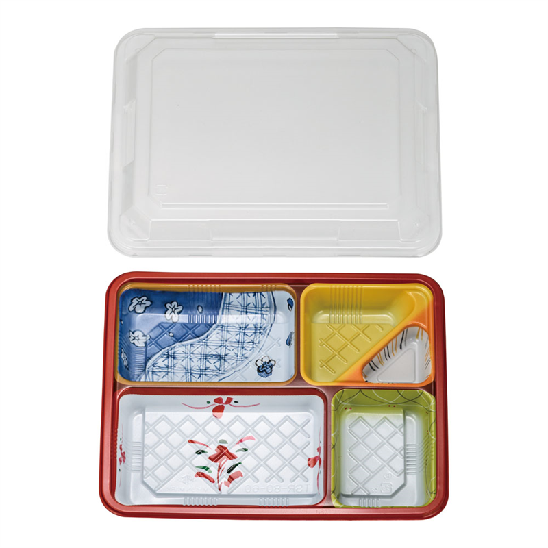 夢彩ごぜん TSR-80-60 柄付/透明(50セット) 1袋(ご注文単位1袋)【直送品】