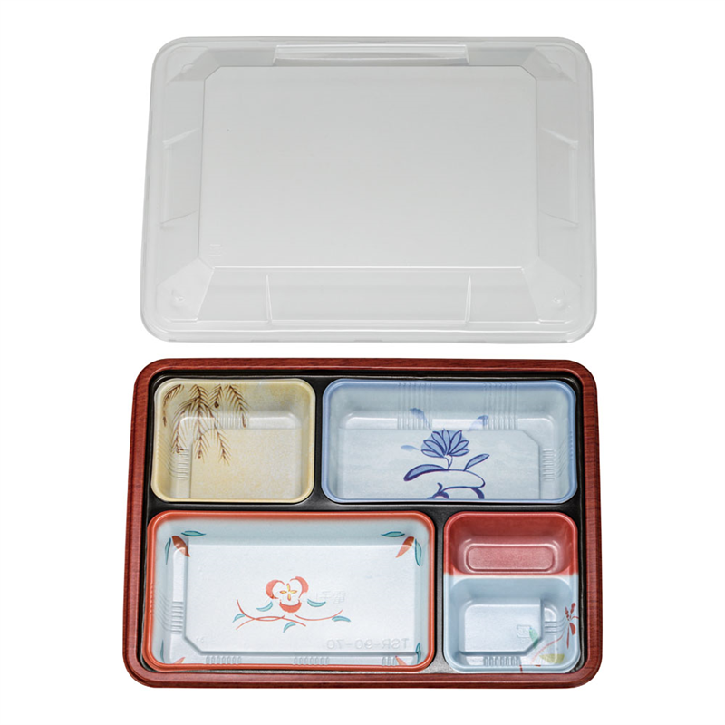 夢彩ごぜん TSR-90-70 柄付/透明(50セット) 1袋(ご注文単位1袋)【直送品】