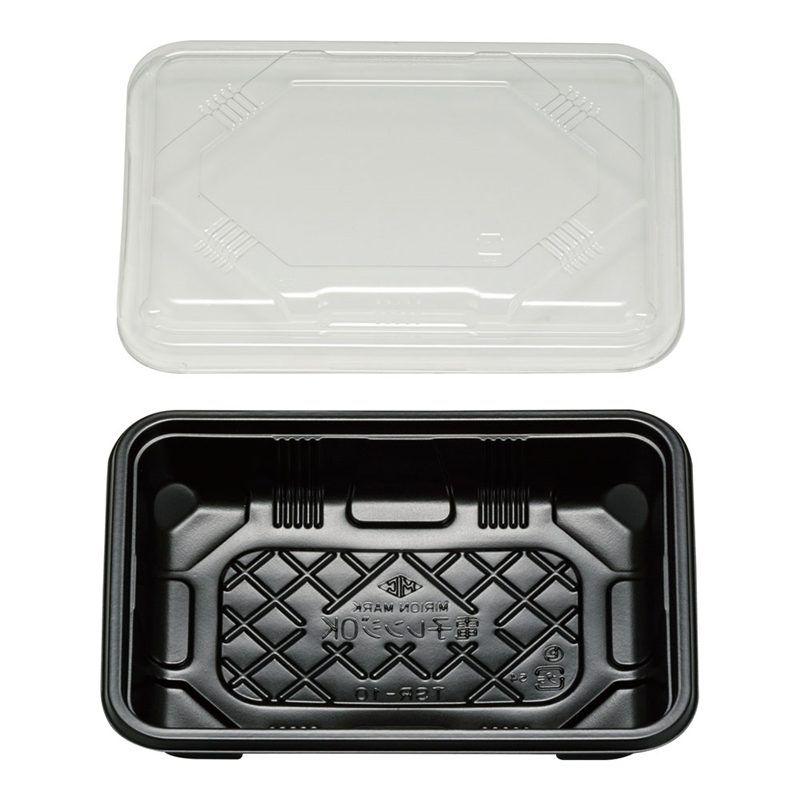 夢彩ごぜん　TSR-10 黒／透明（100セット） 1袋（ご注文単位1袋）【直送品】