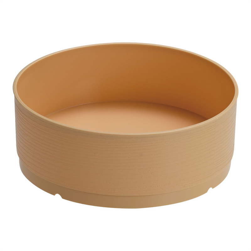 プラ容器 新わっぱめし 本体アイボリー14(10枚入) 1袋(ご注文単位1袋)【直送品】