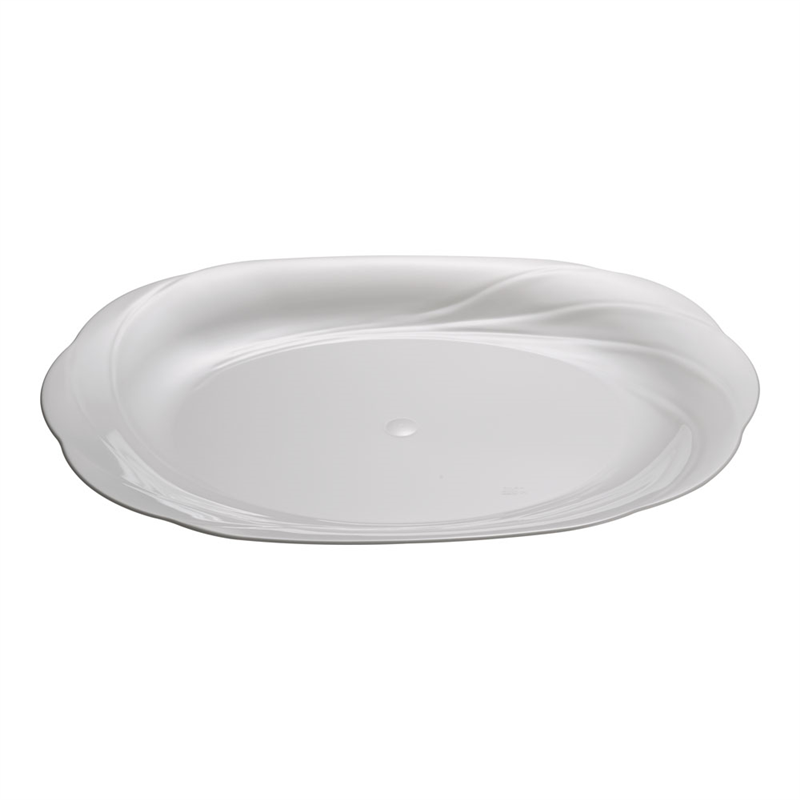 プラ容器 シルキー アイボリー 大(10枚入) 1袋(ご注文単位1袋)【直送品】