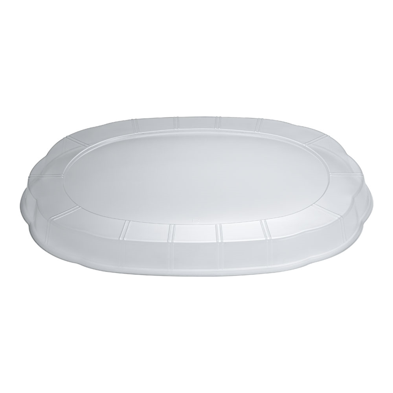 プラ容器 シルキー用蓋 透明 特大用(10枚入) 1袋(ご注文単位1袋)【直送品】