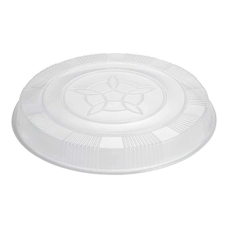 プラ容器オードブル蓋 透明 (益子48用)48(10枚入) 1袋(ご注文単位1袋)【直送品】