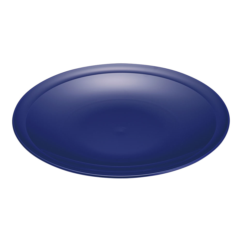 プラ容器　高台皿　紺 尺2（5枚入） 1袋（ご注文単位1袋）【直送品】
