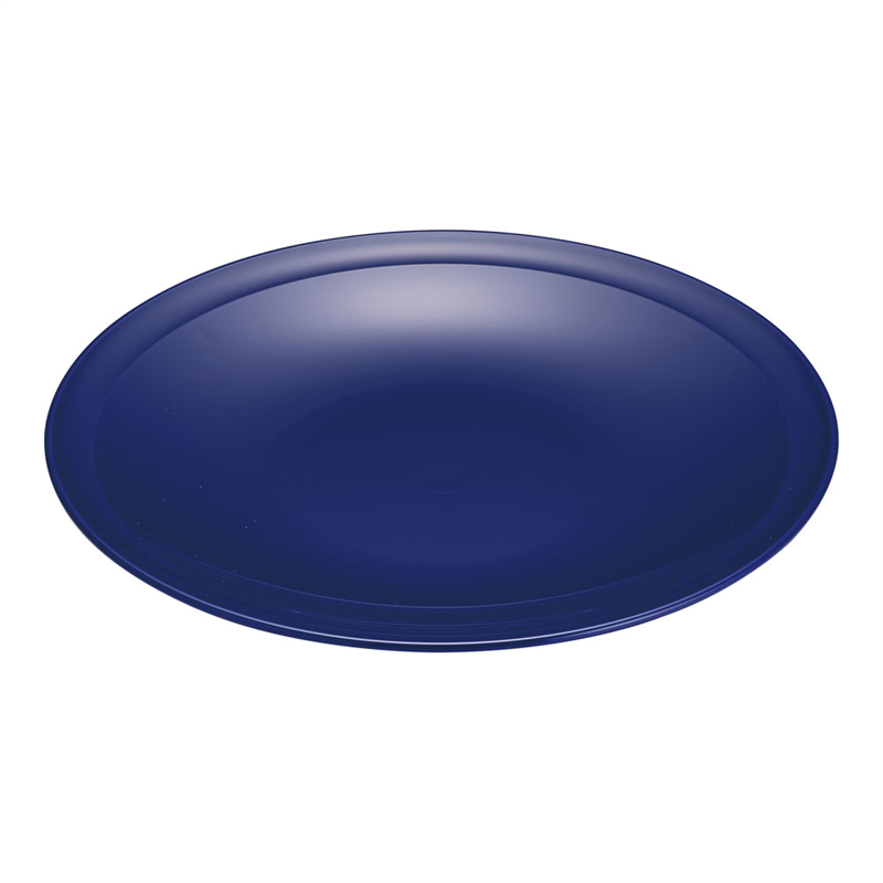 プラ容器　高台皿　紺 尺1（5枚入） 1袋（ご注文単位1袋）【直送品】