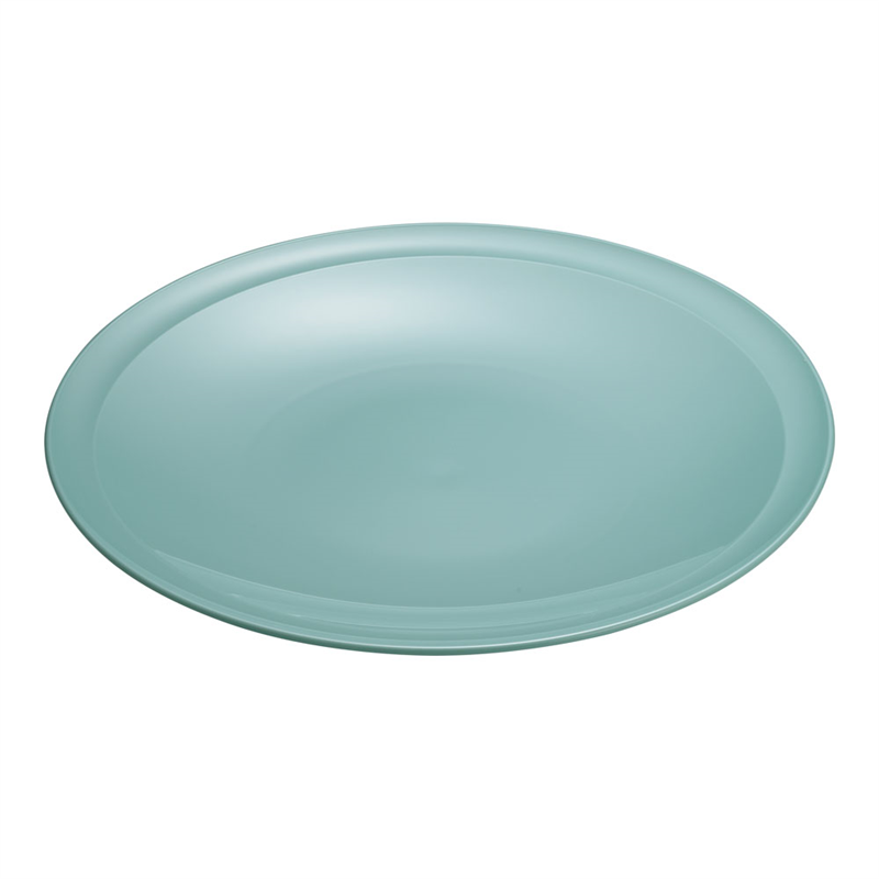 プラ容器　高台皿　青磁 尺3（5枚入） 1袋（ご注文単位1袋）【直送品】