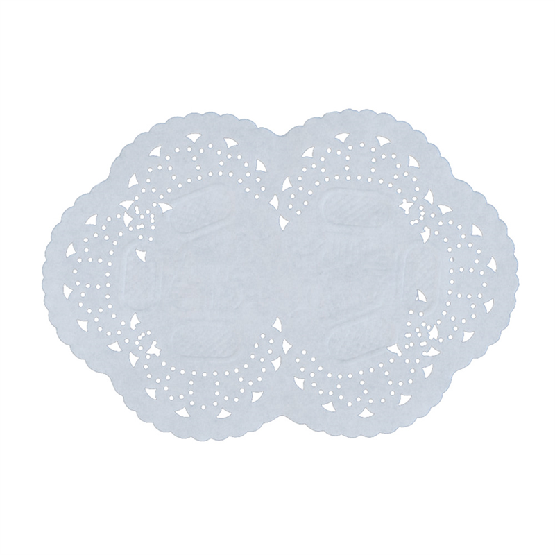 耐油レースペーパー　小判型 6号（500枚入） 1箱（ご注文単位1箱）【直送品】