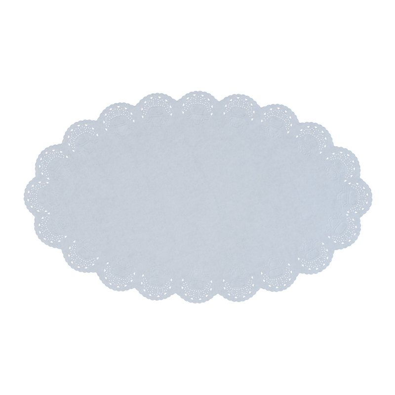 耐油レースペーパー　小判型 22号（300枚入） 1箱（ご注文単位1箱）【直送品】