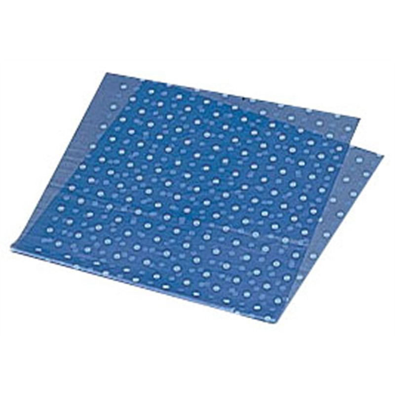 強化風呂敷　水玉青 大　（100枚入） 1袋（ご注文単位1袋）【直送品】