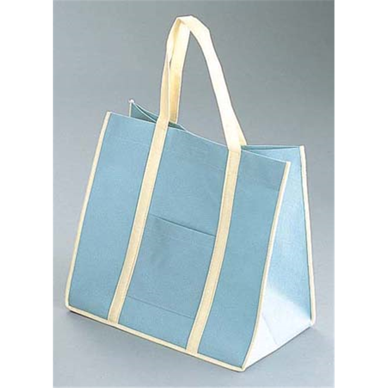 ファインビュー　不織布バッグ（10枚入） 大　アッシュグレー 1袋（ご注文単位1袋）【直送品】