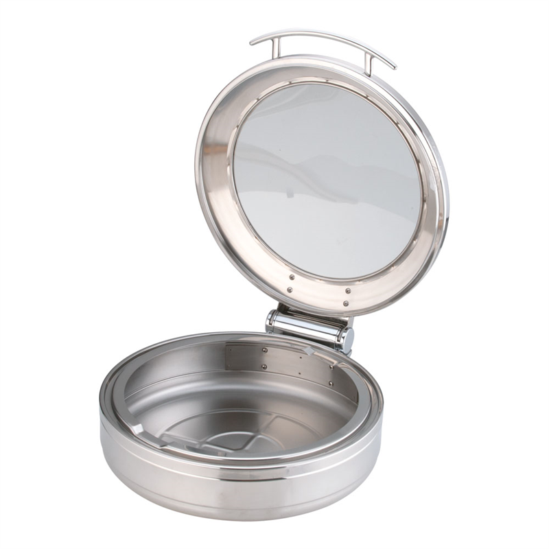 ロイヤル丸チェーフィング フードパン無 ガラスカバー式 大 J301 1箱(ご注文単位1箱)【直送品】