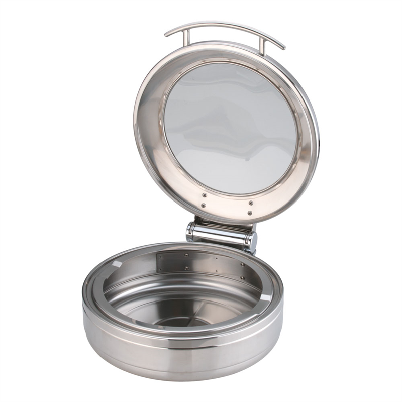 ロイヤル丸チェーフィング フードパン無 ガラスカバー式 小 J305 1箱(ご注文単位1箱)【直送品】