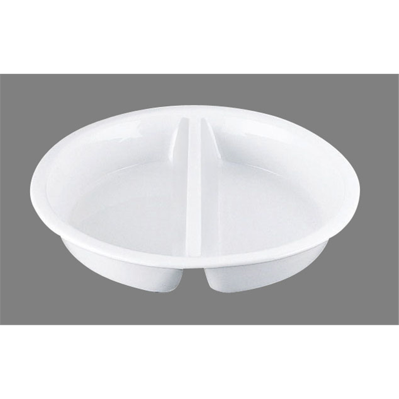 TKG　エコクリーン　丸型フードパン I型仕切付 1個（ご注文単位1個）【直送品】