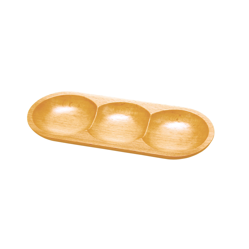 プール　ウッドプレート　3ツ仕切 32060 1袋（ご注文単位1袋）【直送品】