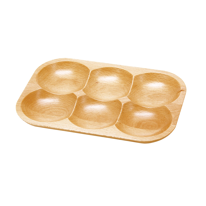 プール　ウッドプレート　6ツ仕切 32062 1袋（ご注文単位1袋）【直送品】