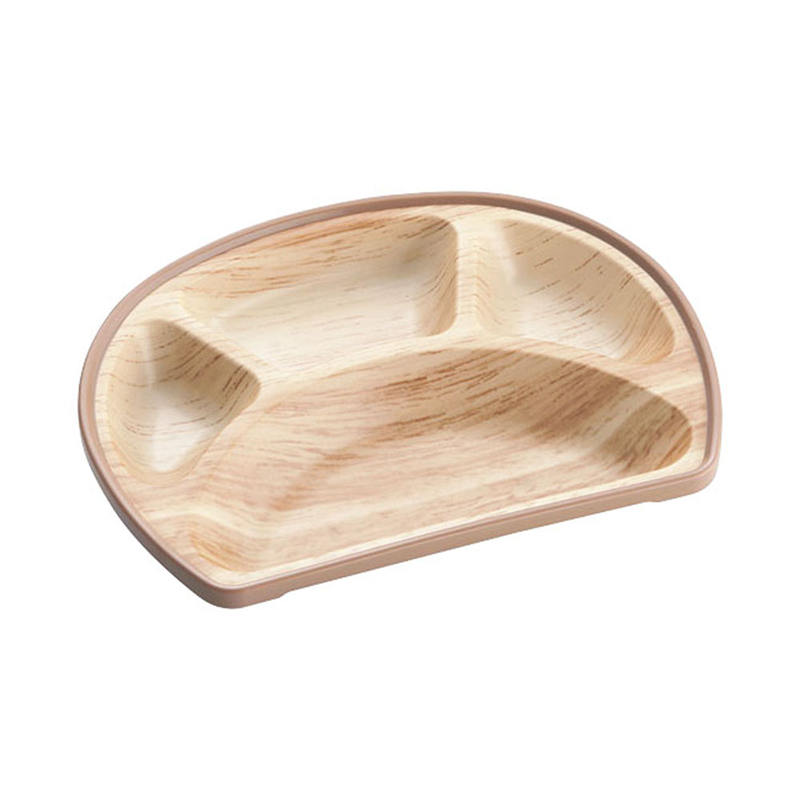 ポリプロピレン ランチプレート FN-6 メープル 1個(ご注文単位1個)【直送品】