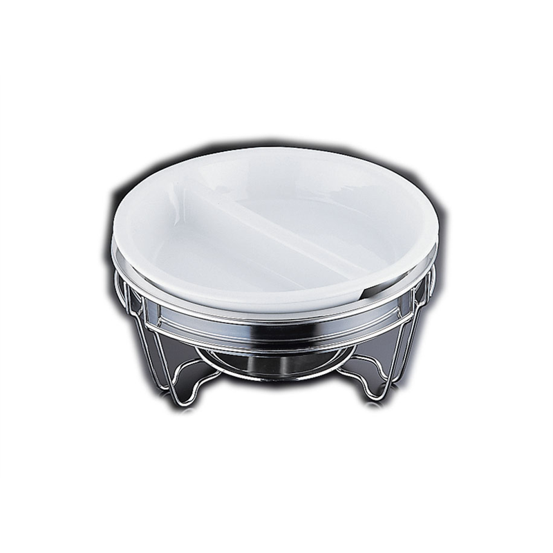 ヴァンセンヌ　丸チェーフイングTKG仕様 陶器I型仕切中皿　目皿付 1箱（ご注文単位1箱）【直送品】