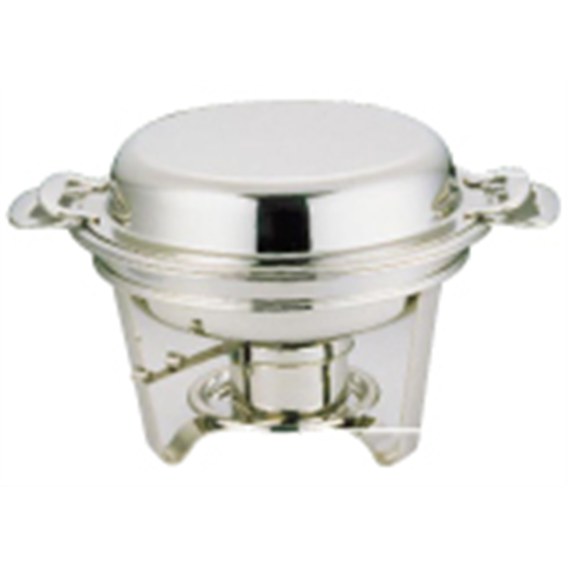 UK18-8スタッキング丸チェーフィング 13吋 菊渕 1袋(ご注文単位1袋)【直送品】