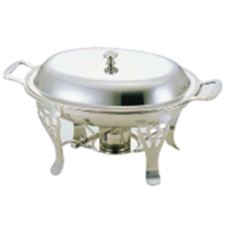 UK18-8共柄小判チェーフィングデッシュ 151／2インチ 1袋（ご注文単位1袋）【直送品】