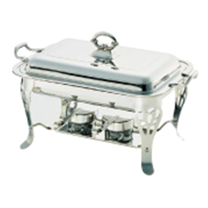 SW18-8共柄角チェーフィングデッシュ シングル 16インチ 1箱(ご注文単位1箱)【直送品】