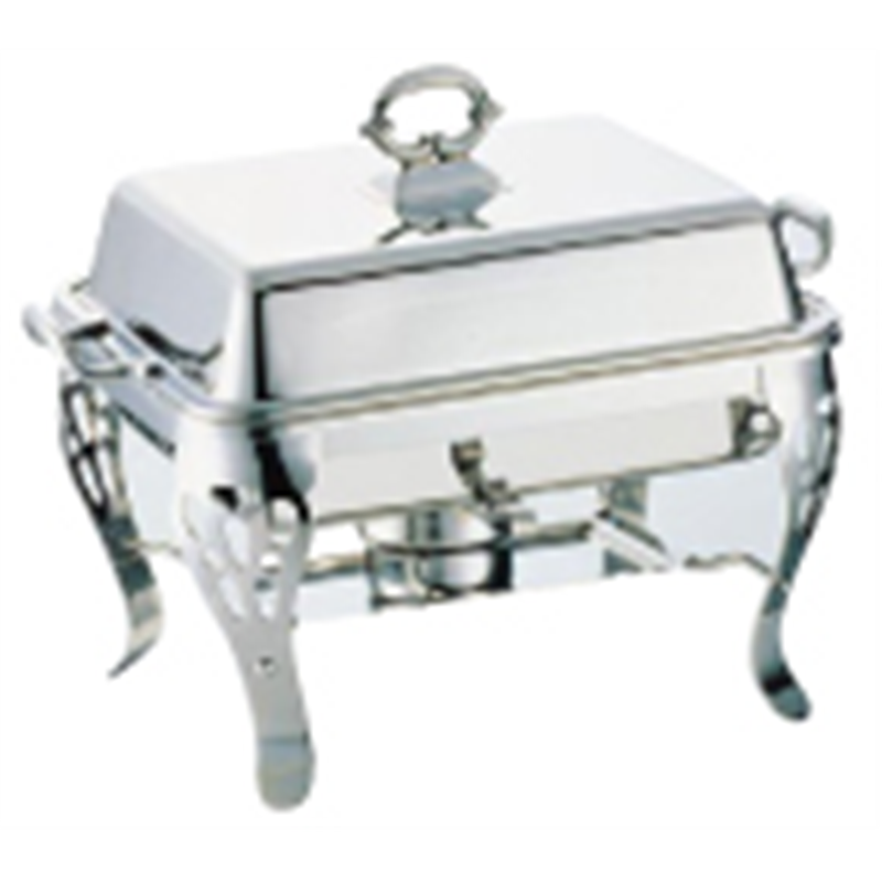 SW18-8共柄角チェーフィングデッシュ シングル 13インチ 1箱(ご注文単位1箱)【直送品】