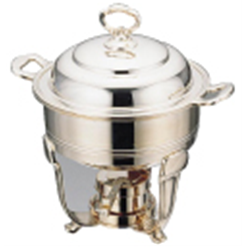 UK18-8バロンスープチェーフィング 10インチ 浅型(1.2l) 1袋(ご注文単位1袋)【直送品】