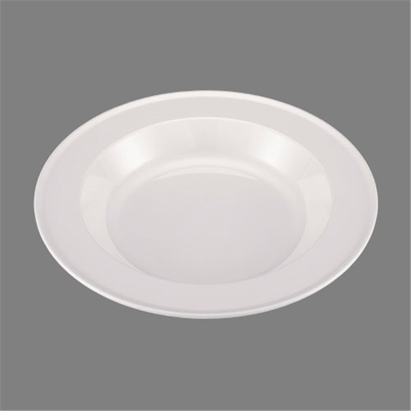 メラミン　丸型フードパン　13インチ TKO-136W 1袋（ご注文単位1袋）【直送品】