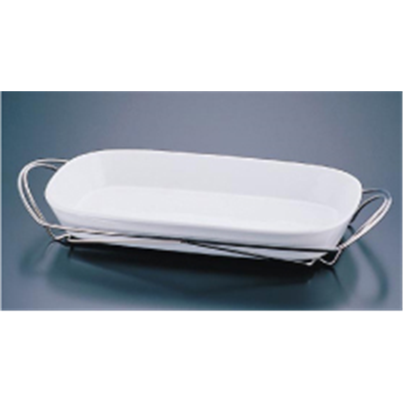 SAシャトレ　角グラタンセット 8-1011-44W 1個（ご注文単位1個）【直送品】