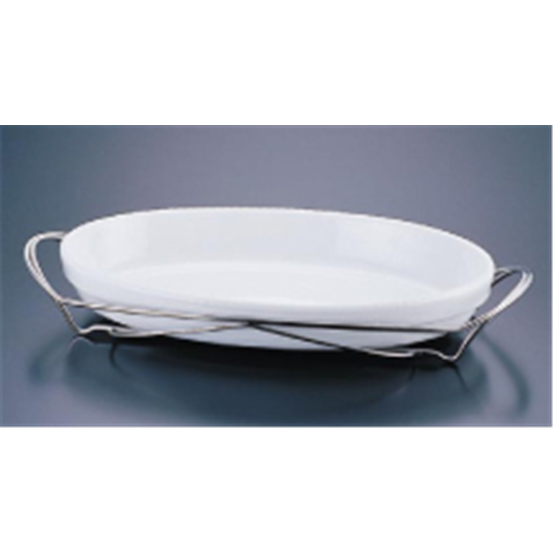 SAシャトレ　小判グラタンセット 12-3011-40W 1個（ご注文単位1個）【直送品】