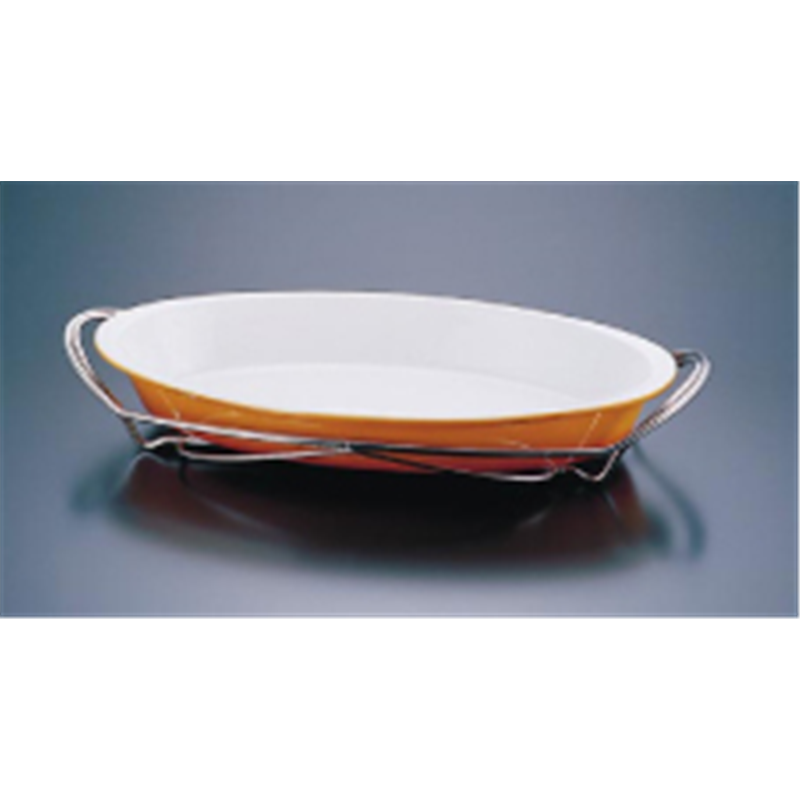 SAシャトレ　ツバ付小判グラタンセット 13-1011-36B 1個（ご注文単位1個）【直送品】