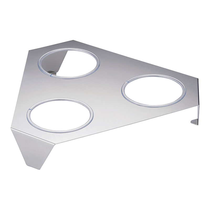 ステンレスサラダボール三角スタンド3穴 小用 1個（ご注文単位1個）【直送品】