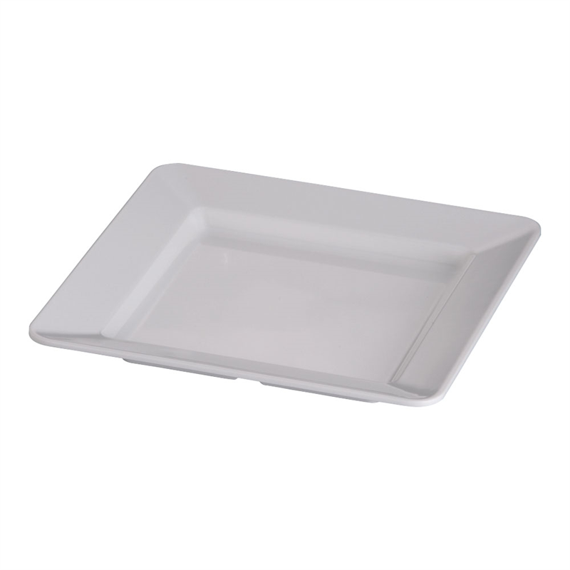 イーファイ　メラミン　ディド正角皿 12inMEDP-101612 1個（ご注文単位1個）【直送品】